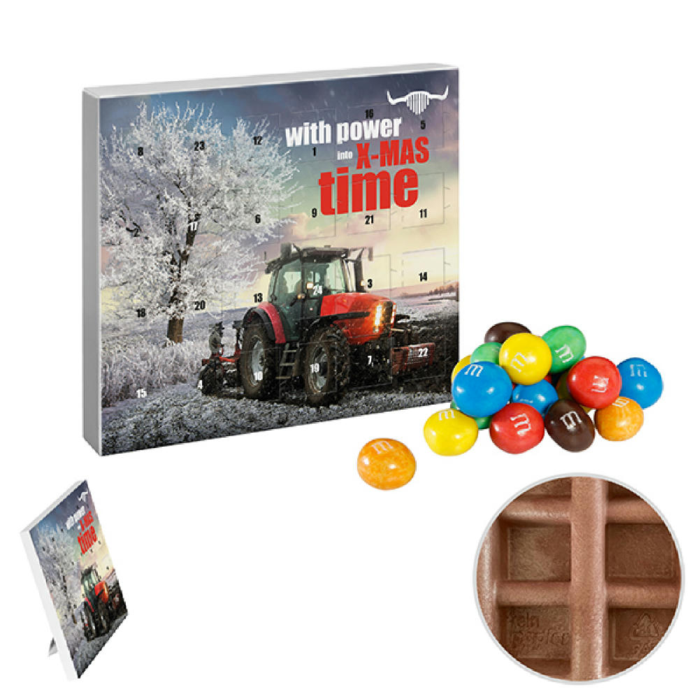 Product image reinpapier® Mini-Adventskalender mit M&M'S® Crispy Werbeartikel