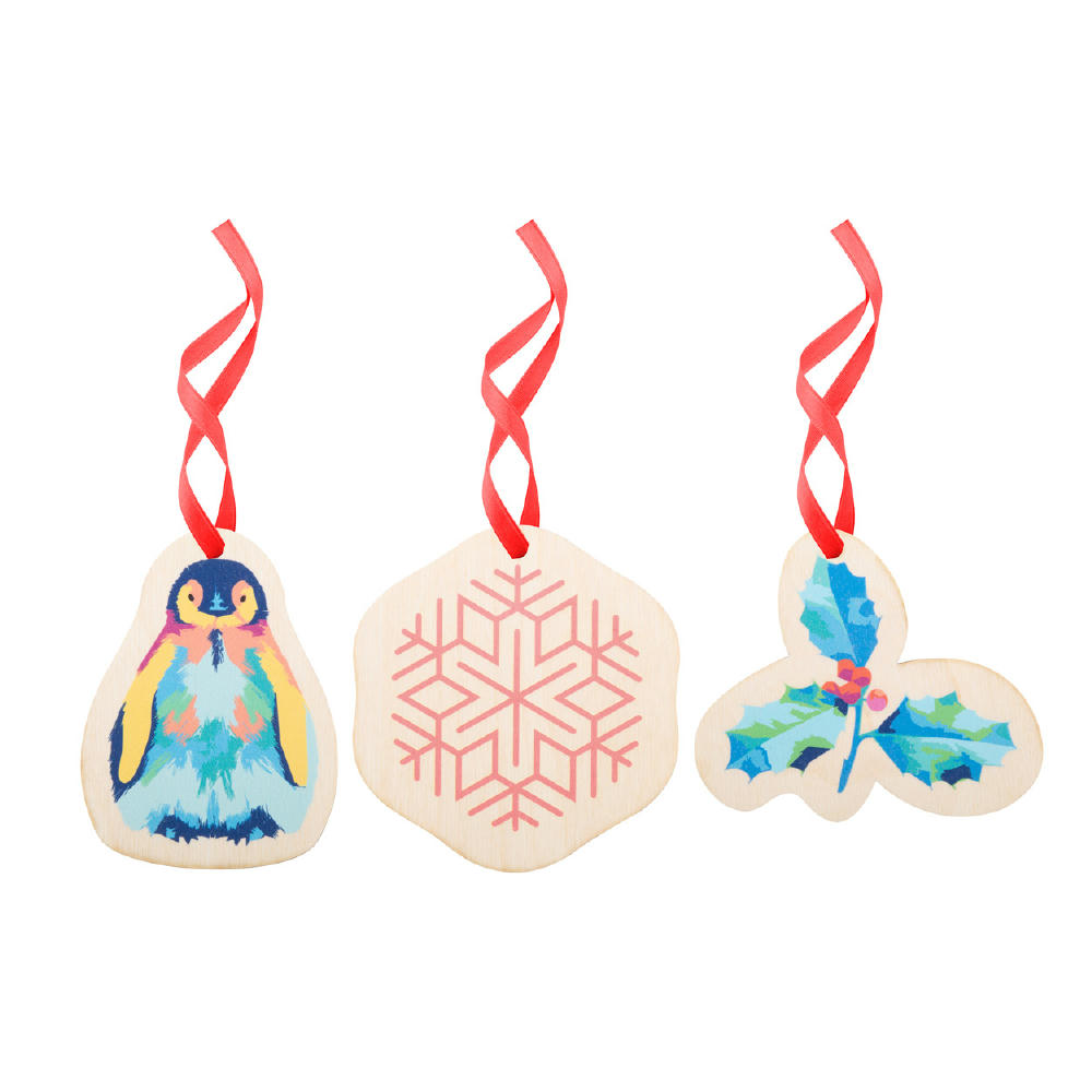 Individueller Weihnachtsbaumschmuck CreaJul Wood Werbeartikel