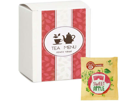 Product image Beuteltee Sweet Apple, 10 Stück, 25g, Faltschachtel Werbeartikel