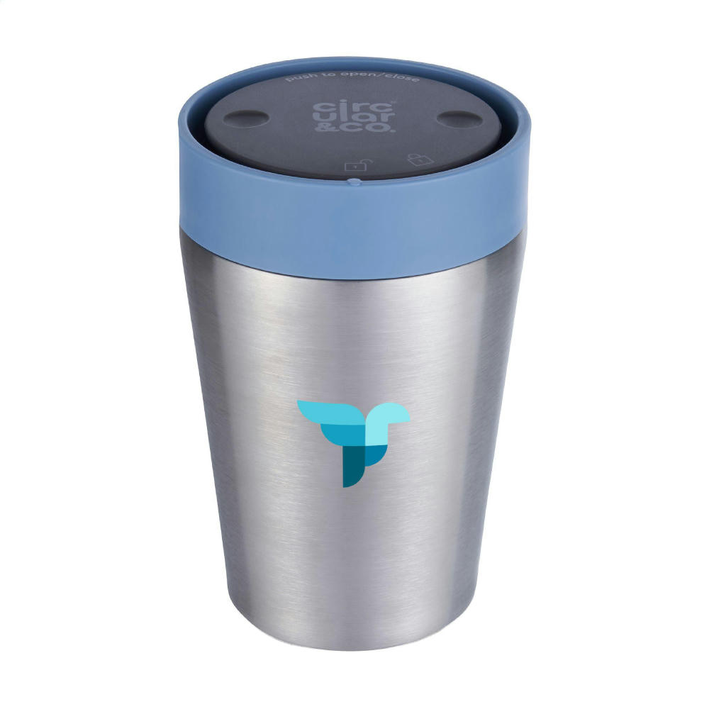 Circular&Co Recycled Stainless Steel Coffee Cup 227 ml Werbeartikel