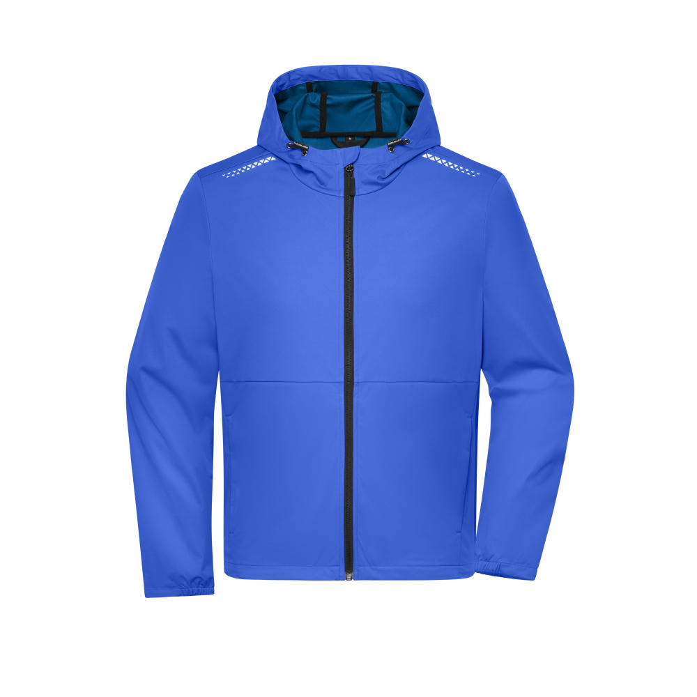 Men's Sports Softshell Jacket GRS - 3-lagige Softshelljacke aus recyceltem Polyester für Sport und Freizeit Werbeartikel