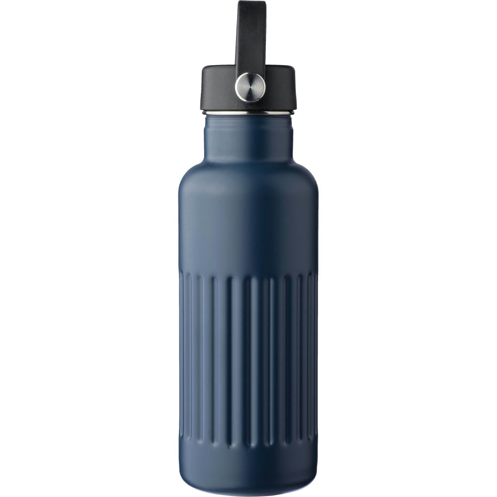 Recycelte doppelwandige Trinkflasche aus Edelstahl (500 ml), Lior Werbeartikel