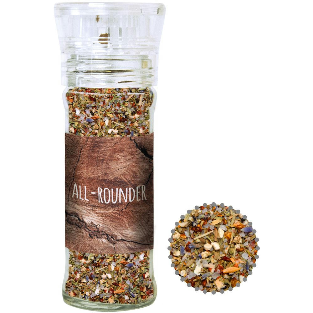 Product image Gewürzmischung Alleskönner, ca. 50g, transparente Gewürzmühle Werbeartikel
