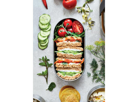 Black+Blum Stainless Steel Double Bento Box Werbeartikel