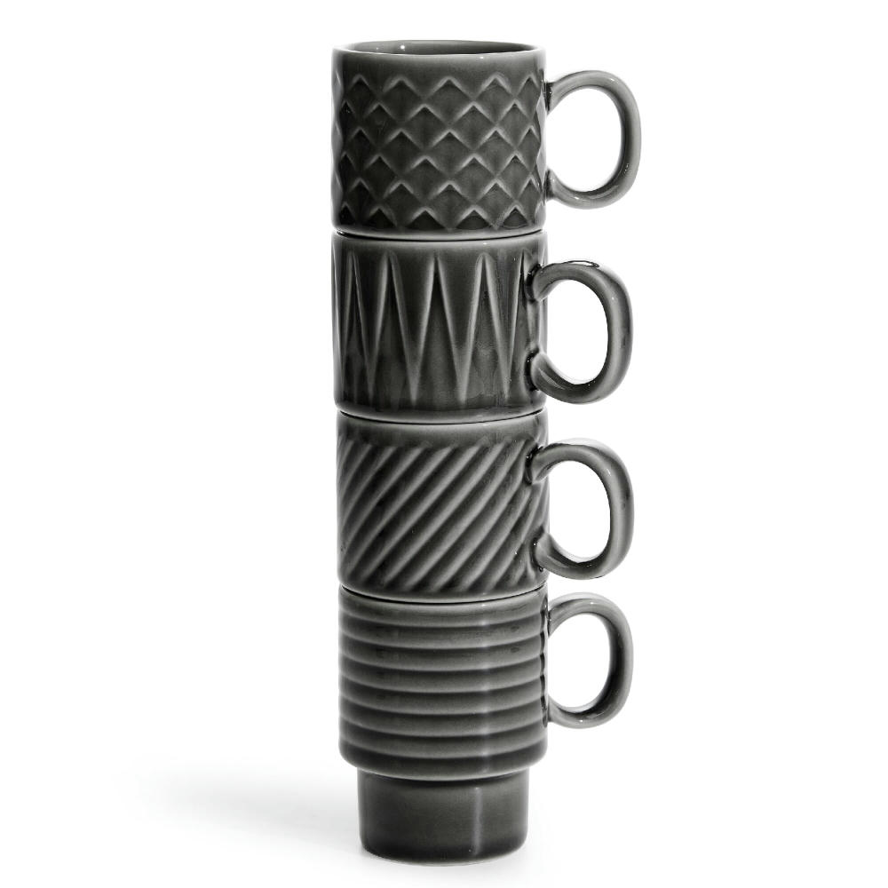Sagaform Kaffee & Mehr Espressotasse 4-tlg. 100ml Werbeartikel