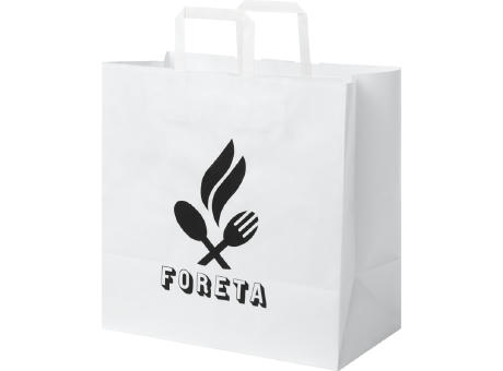 Product image Kraftpapiertasche 80-90 g/m² mit flachen Griffen – 34 × 20 × 35 cm Werbeartikel