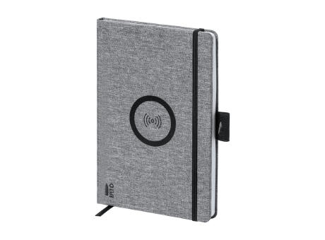 Product image Notizbuch mit Wireless-Charger Charbuk Werbeartikel