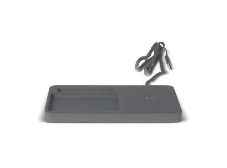 Limestone Desk organizer with wireless charger 5W Werbeartikel
