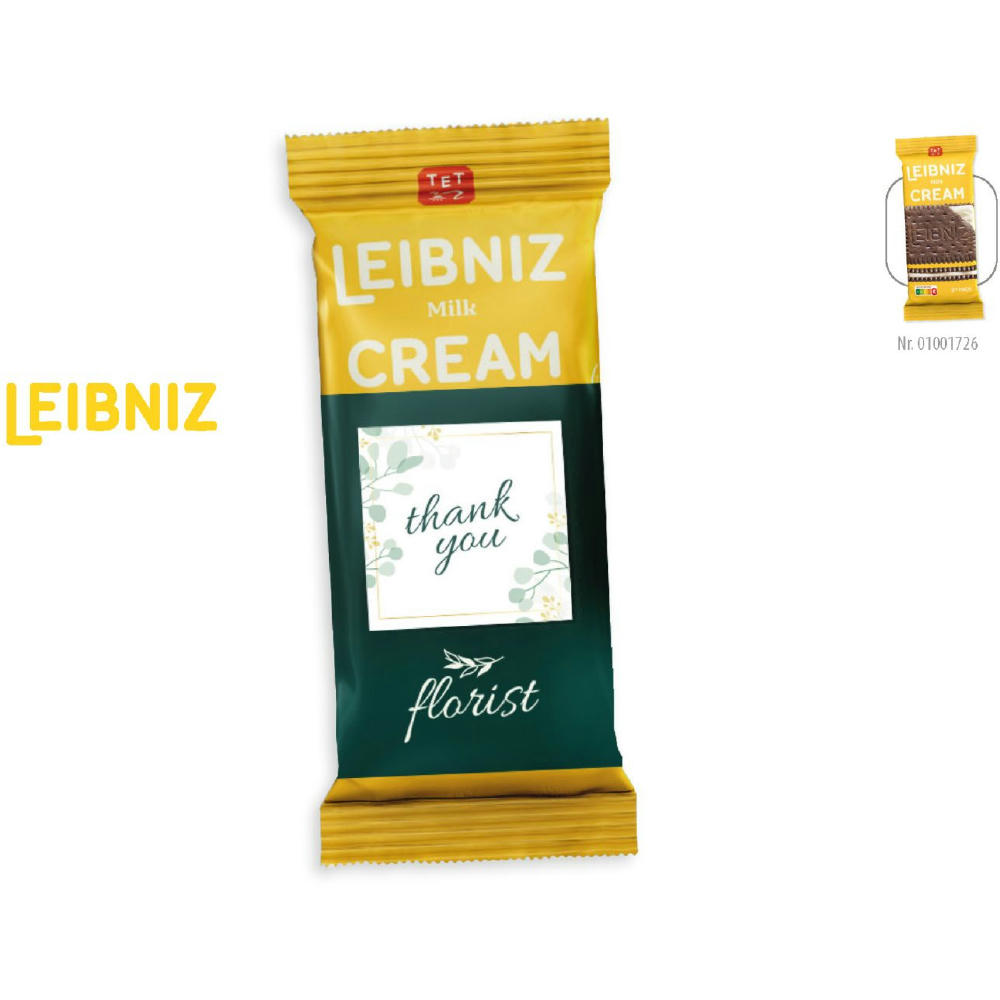 Product image LEIBNIZ Milk Cream 2er Pack mit Werbebanderole, 38 g, Inhalt: LEIBNIZ Milk Cream Werbeartikel