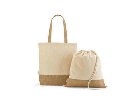 Puncak Einkaufstasche recy. Baumwolle 180 gsm  bedrucken