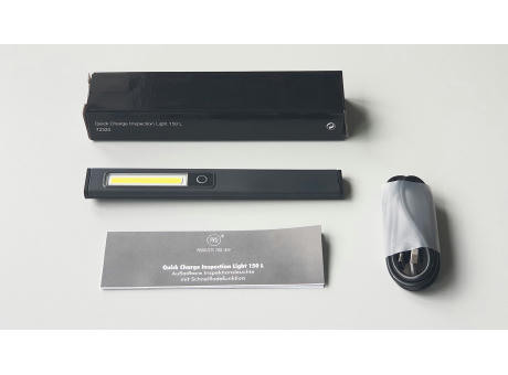 Aufladbare LED Leuchte "Quick Charge Inspection Light 150 L" Werbeartikel