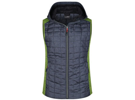 Ladies' Knitted Hybrid Vest - Weste im stylischen Materialmix Werbeartikel