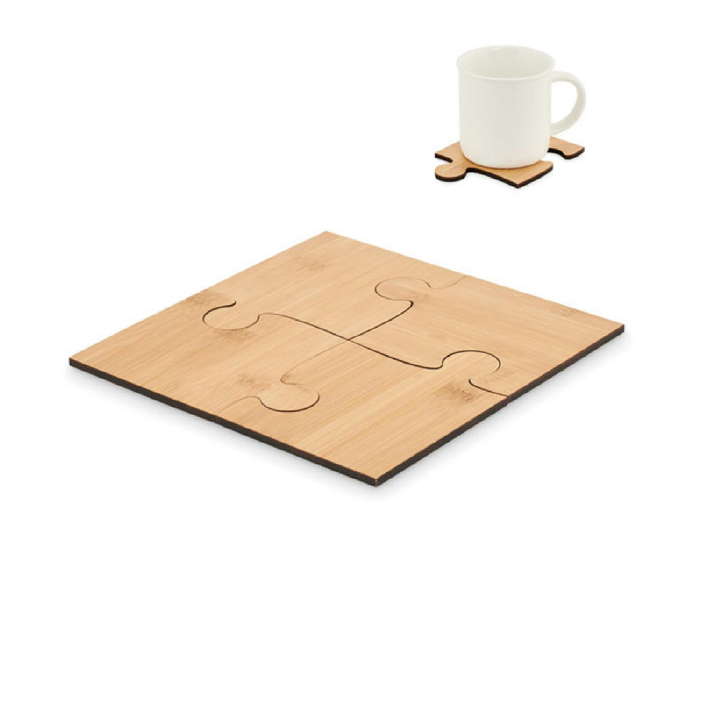 Product image Untersetzer-Set Bambus Werbeartikel