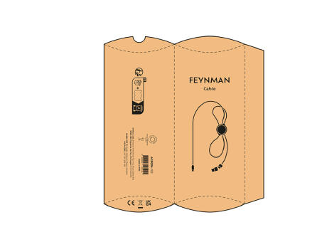 Feynman Ladekabel rPET 3 in 1 bedrucken