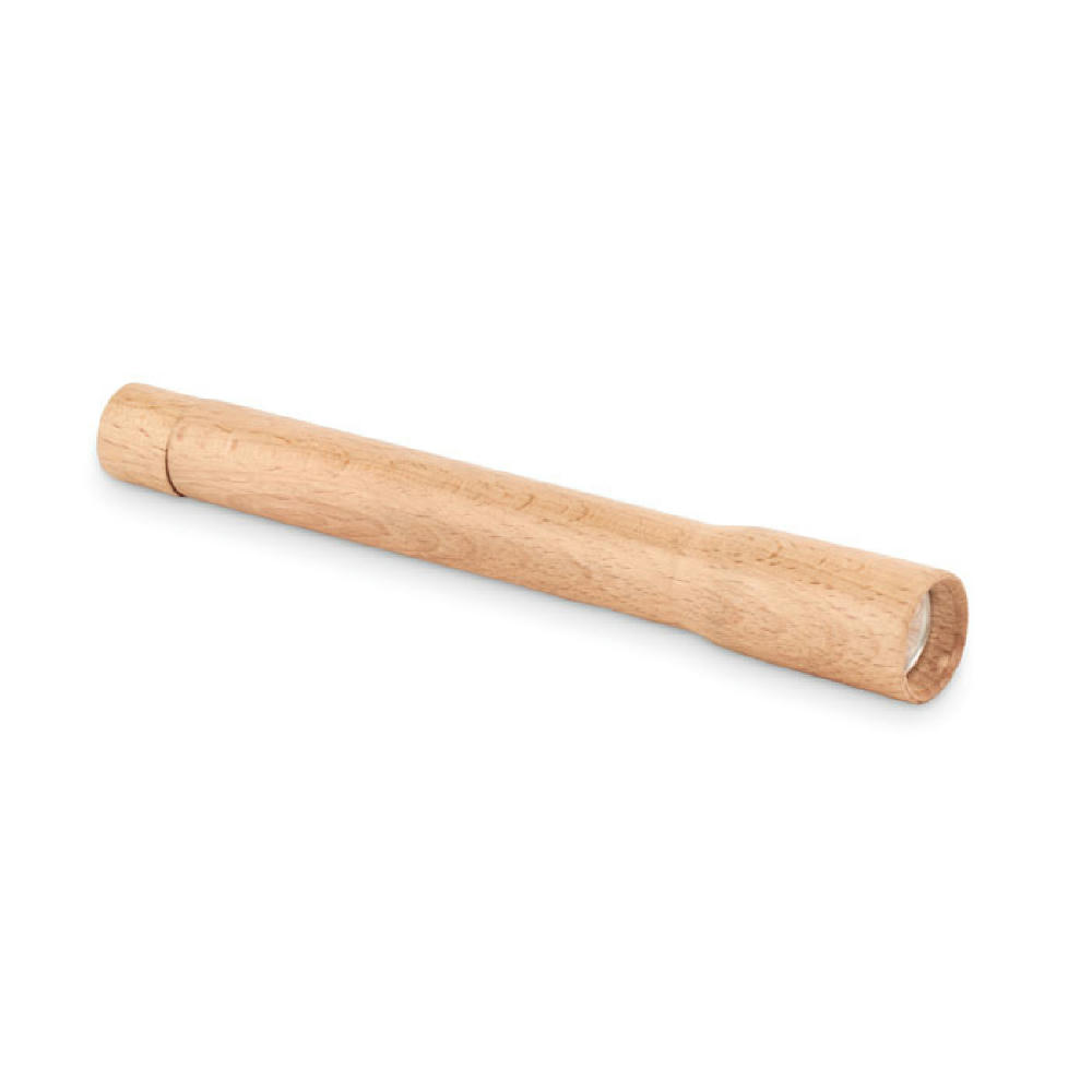 Product image COB Taschenlampe aus Holz Werbeartikel