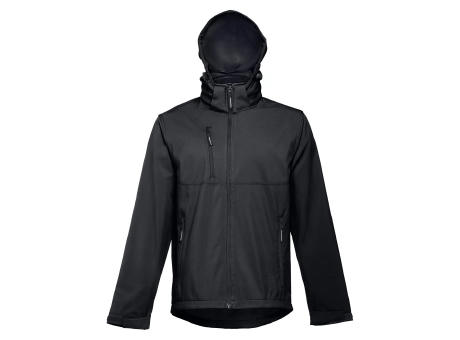 THC ZAGREB. Herren-Softshell-Jacke aus Polyester und Elastan Werbeartikel