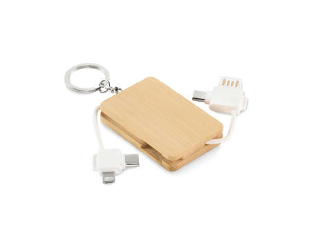 Schlüsselring mit Ladekabel bedrucken