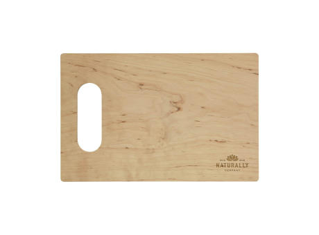 Alder Wood Chopping Board Open Grip Werbeartikel