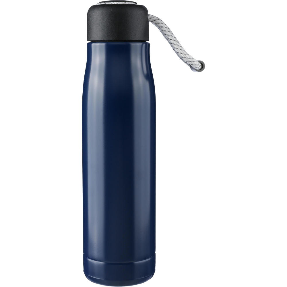 Doppelwandige Trinkflasche aus recyceltem Edelstahl (500 ml) Solene Werbeartikel