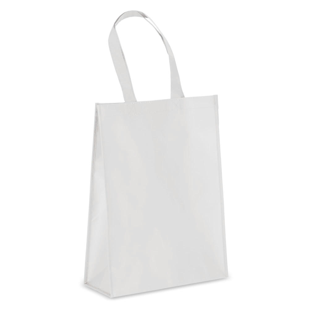 Product image R-PET Tragetasche aus laminiertem Non Woven 30 x 12 x 40cm 105g/m² Werbeartikel