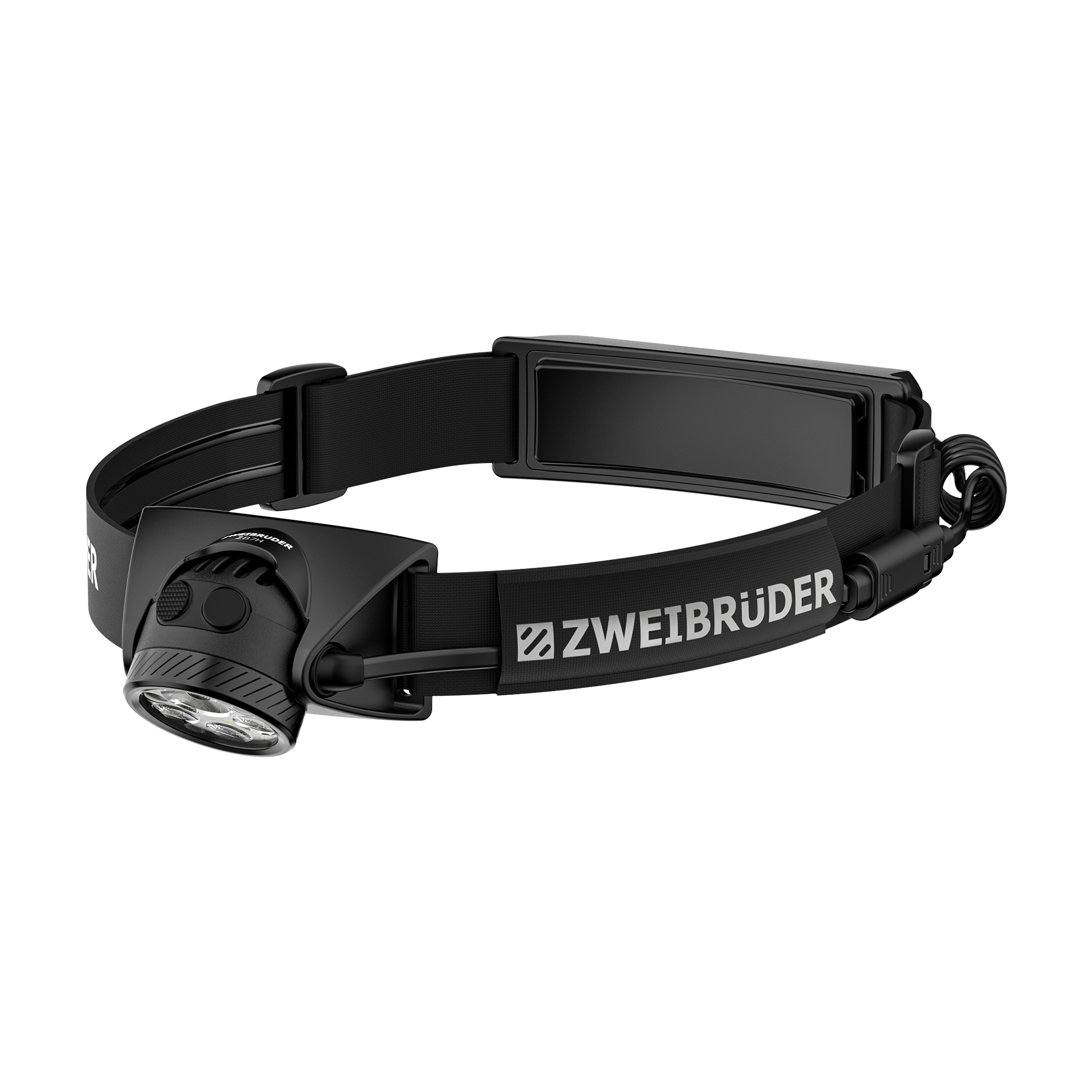 Zweibrüder Stirnlampe ZB7H, 1.200 lm Zweibrüder Stirnlampe ZB7H mit Logo-Gravur