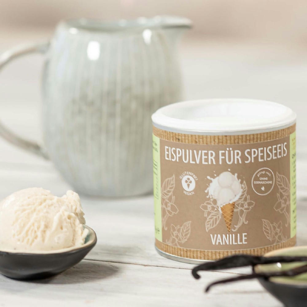 Product image Eispulver Vanille Royal in der Dose Werbeartikel