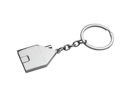 Product image Metall Schlüsselanhänger in Hausform Werbeartikel