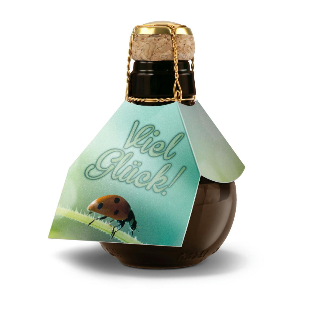 Product image Kleinste Sektflasche der Welt! Viel Glück - Ohne Geschenkkarton, 125 ml Werbeartikel