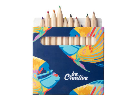 Individuelles Buntstifte-Set (12 Stk.) Penxil 12 Werbeartikel