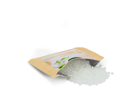 Badesalz Waldzauber 40 g, mit individuellem Etikett Werbeartikel