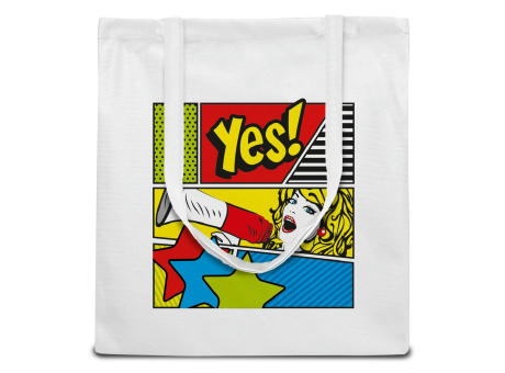 DIJON - Tragetasche mit langen Henkeln aus Polyester bedrucken