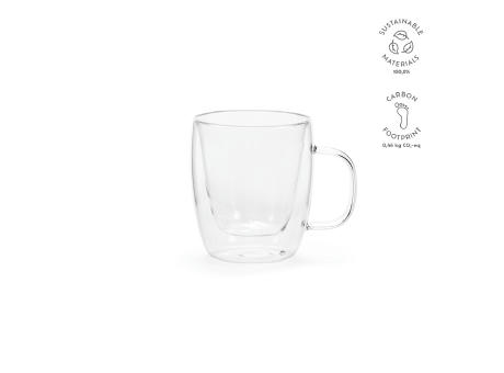 Elbe 220 Tasse Borosilikat Glas 250 ml  Werbeartikel