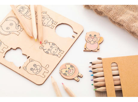 Mal- und Formspiel Matchmor Werbeartikel