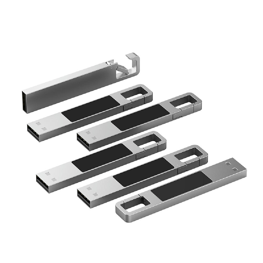 USB-Stick LED 03 USB 2.0 COB   1 GB Schwarz Werbeartikel