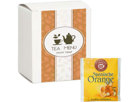 Product image Beuteltee Spanische Orange, 10 Stück, 25g, Faltschachtel Werbeartikel
