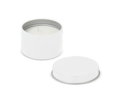 Kirtan-Duftkerze auf Pflanzenbasis in großer recycelter Dose Werbeartikel