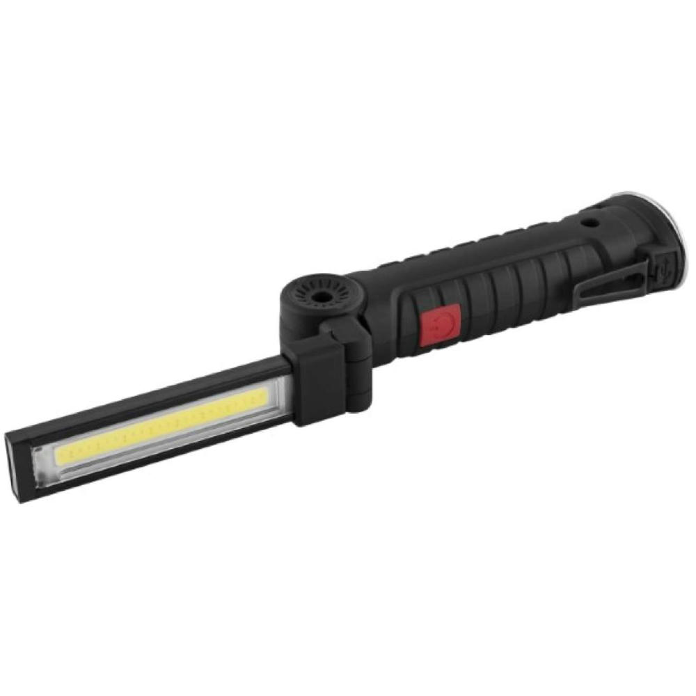 METMAXX LED MegaBeam WorklightReChargeTech mit abklappbarem COB-Leuchtarm – Arbeitsleuchte mit Logo