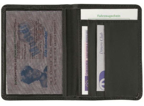 Product image CreativDesign® Ausweistasche "Orga" schwarz Werbeartikel