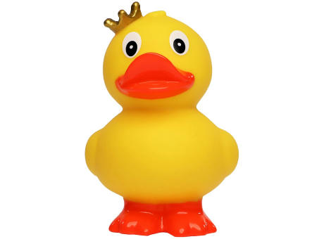 Quietsche-Ente Krone, stehend Werbeartikel