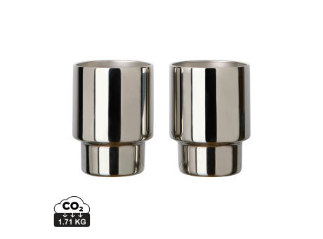 Product image VINGA Nagano RCS recycelte Edelstahlbecher, 2er-Set Werbeartikel