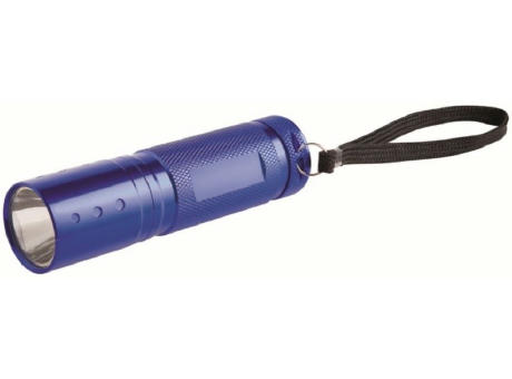 Metmaxx® LED MegaBeam Taschenlampe "GoBlue3Watt" blau Werbeartikel