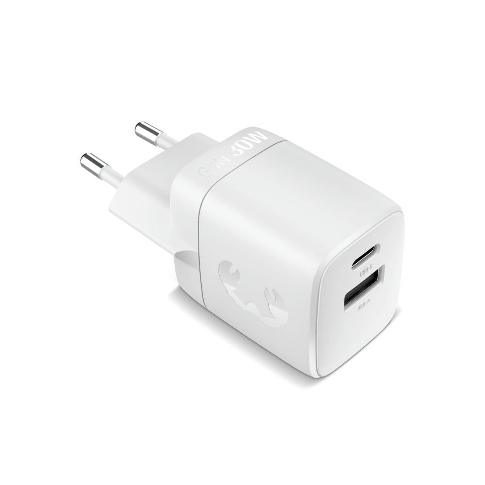 Fresh 'n Rebel 30W Schnellladegerät GaN USB-C & USB-A Werbeartikel