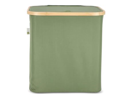 InSideOut faltbarer Korb mit Deckel Sogne 40,5 x 33 x 42cm rPET Werbeartikel