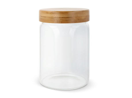Product image Kanister Glas & Bambus 900ml Werbeartikel