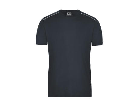 Product image Men's Workwear T-Shirt - SOLID - - Strapazierfähiges und pflegeleichtes T-shirt mit Kontrastpaspel Werbeartikel