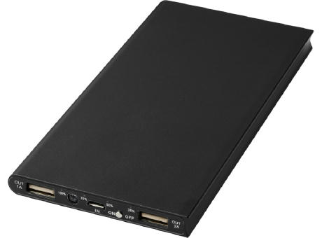 Product image Plate 8000 mAh Aluminium-Powerbank bedrucken