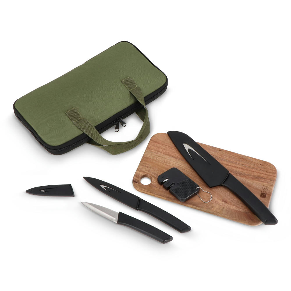 InSideOut 6-teiliges Messerset Chef on the Go  Werbeartikel