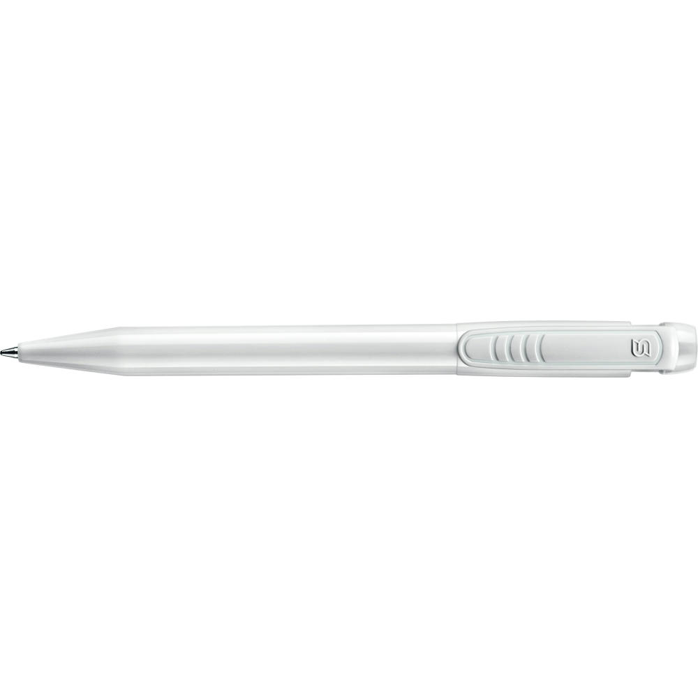 Stilolinea ABS Pier Kugelschreiber mit farbigem Clip Werbeartikel