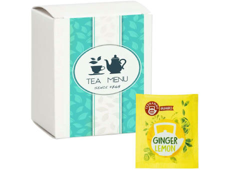 Product image Beuteltee Ginger Lemon, 5 Stück, 9g, Faltschachtel Werbeartikel