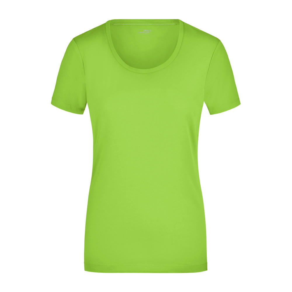 Product image Ladies' Stretch Round-T - T-Shirt aus weichem Elastic-Single-Jersey Werbeartikel
